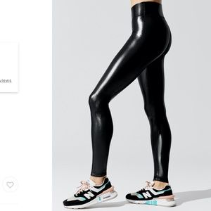 CARBON38 Faux Leather Regular Rise Legging